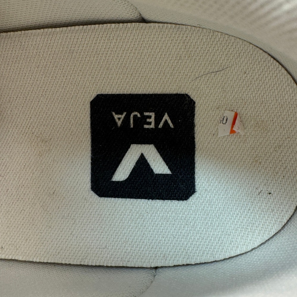 Veja Esplar Leather Sneakers White Minimalist Casual Lace Up Shoes Size 6 - Picture 10 of 15